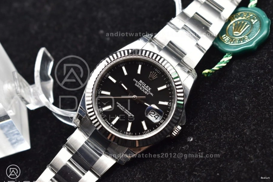 Best 41 SS Bracelet 1:1 DateJust Dial Oyster Black VS3235 904L 126334 VSF Edition on 0302